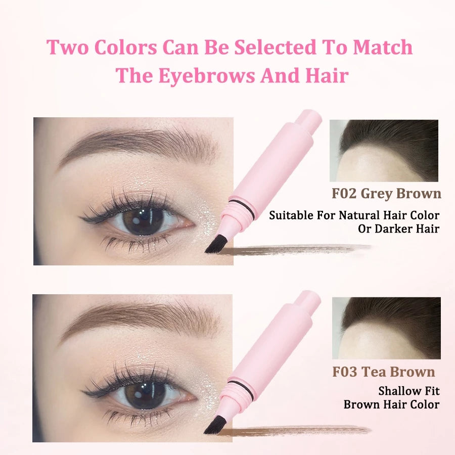VEECCI Eyebrow Pencil To Increase Hairline 2 In 1 Looks Natural Multi-Purpose Waterproof