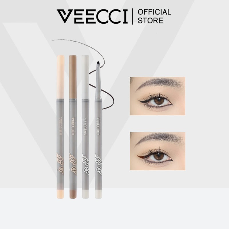 VEECCI Eyeliner Pencil Waterproof Quick Dry Anti-blooming Waterproof