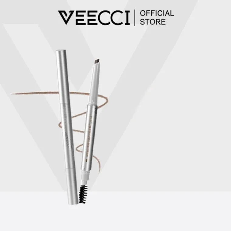VEECCI Velvet Mist Powder Eyebrow Pencil Not Easy To Smudge Lasting Waterproof (0.22g)