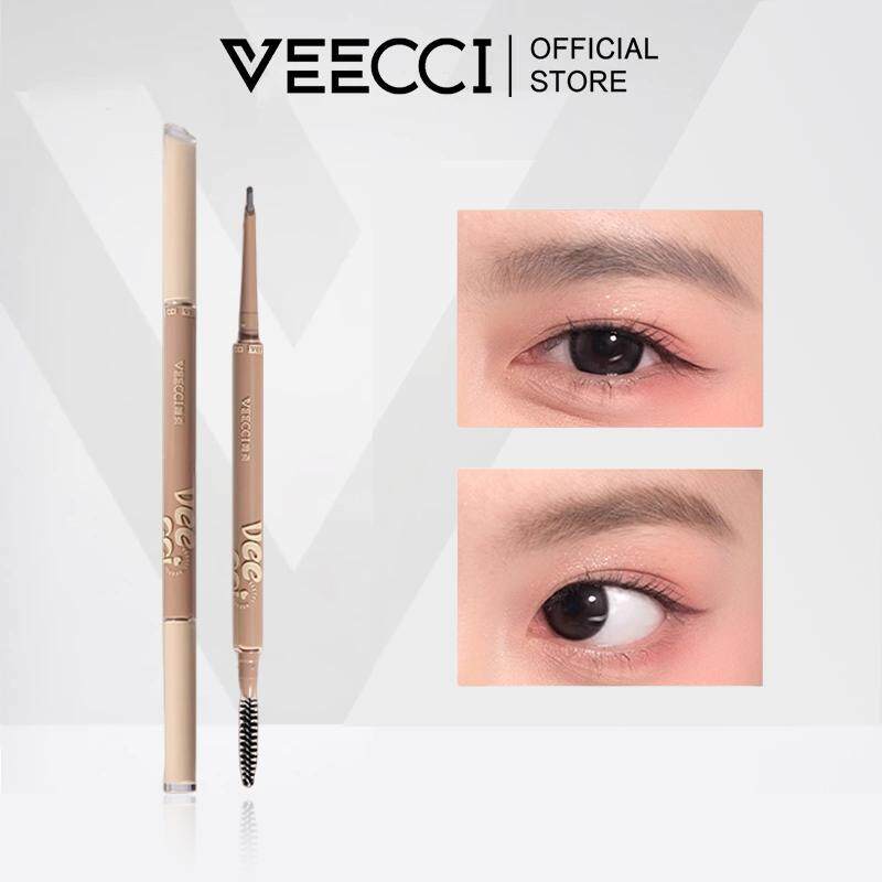 VEECCI Eyebrow Pencil Waterproof Long Lasting 24H Natural Smooth Wild Eyebrows Makeup