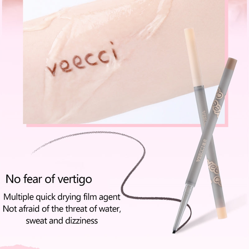 VEECCI Eyeliner Pencil Waterproof Quick Dry Anti-blooming Waterproof