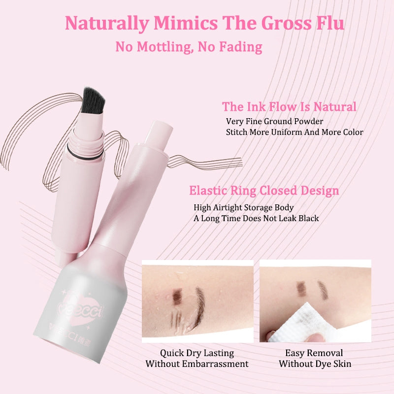 VEECCI Eyebrow Pencil To Increase Hairline 2 In 1 Looks Natural Multi-Purpose Waterproof