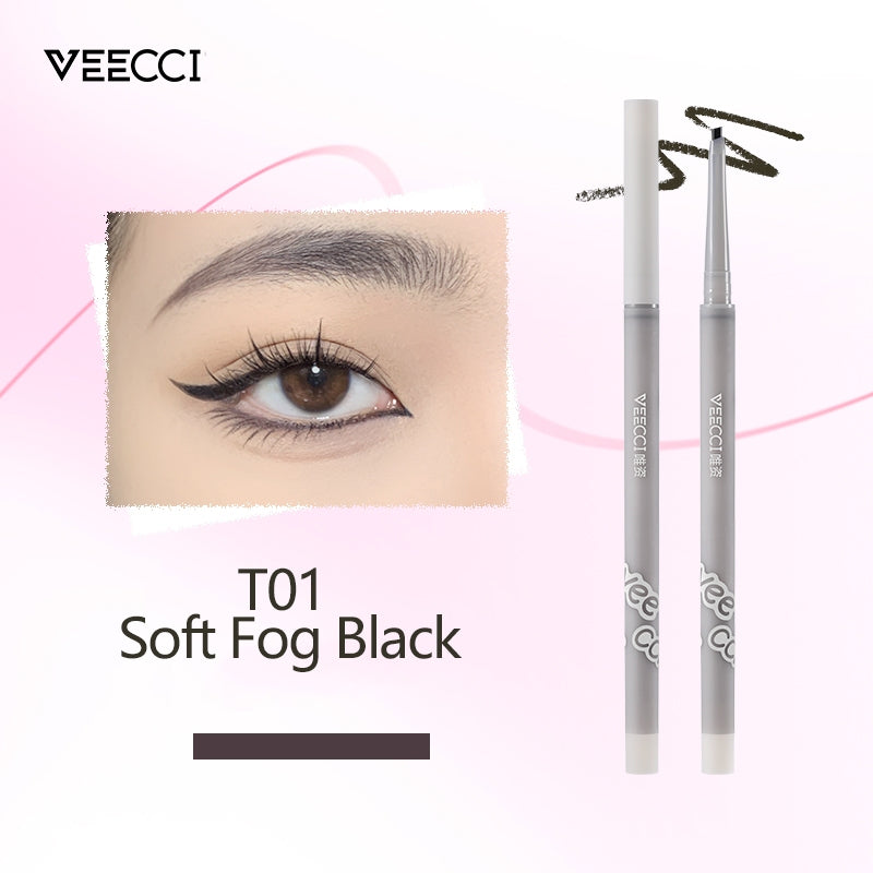 VEECCI Eyeliner Pencil Waterproof Quick Dry Anti-blooming Waterproof
