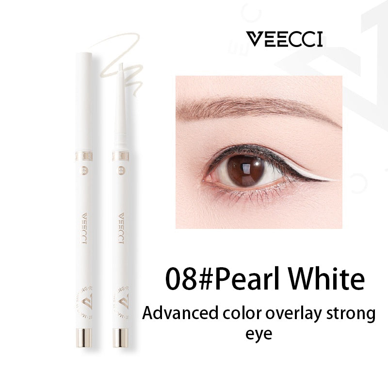 VEECCI Eyeliner Gel Pen Waterproof Sweat Resistant Durable - Brown