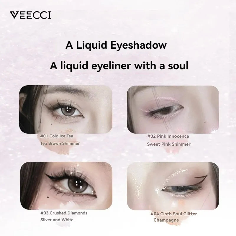 VEECCI Ink Liner Waterproof Liquid Eyeliner - Black