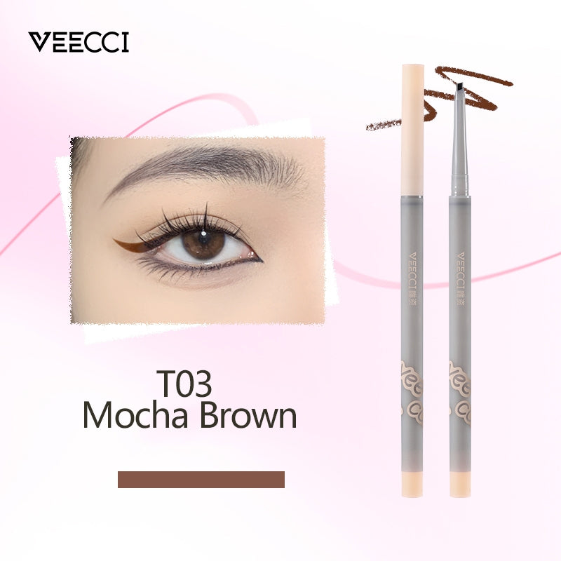 VEECCI Eyeliner Pencil Waterproof Quick Dry Anti-blooming Waterproof