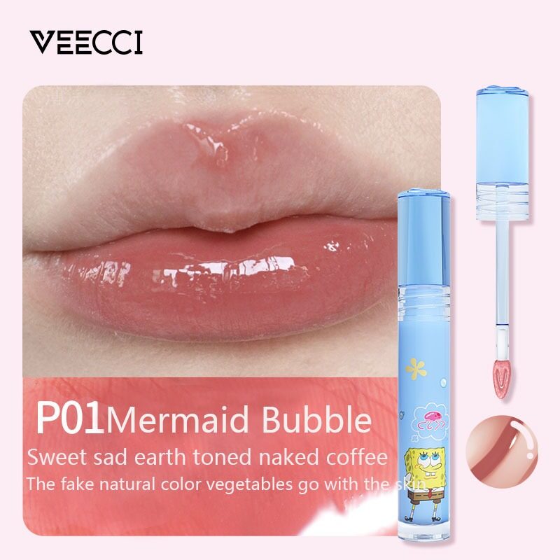 VEECCI x SpongeBob Gloss Lipmatte Long Lasting 24H Waterproof Non-fading (2g )