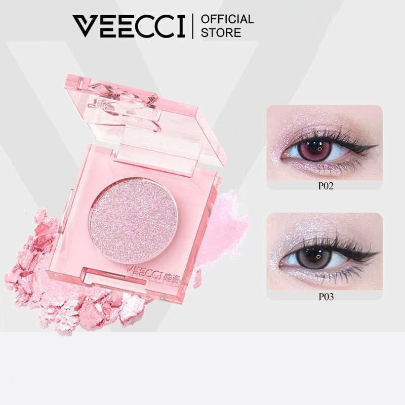 VEECCI Sponge Bob Eye Shadow Palette Monochrome Glitter Long-Lasting Waterproof (2g)