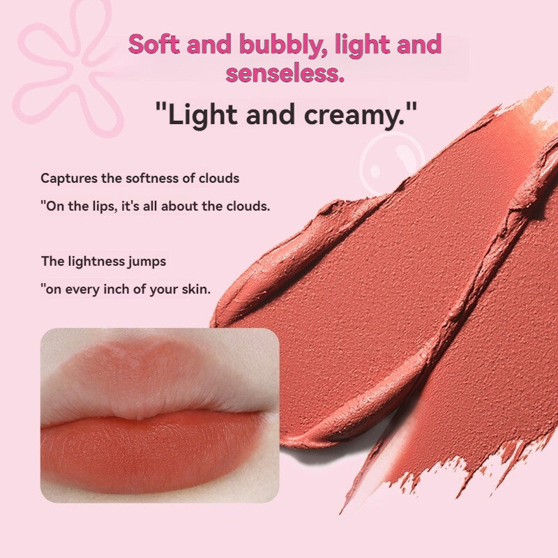 VEECCI SpongeBob Lipmatte & Lip Glaze Makeup Long-Lasting Non-Stick Cup Lipstick (2.3g)