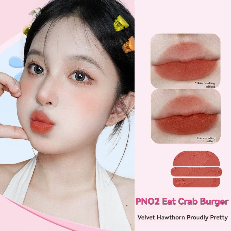 VEECCI SpongeBob Lipmatte & Lip Glaze Makeup Long-Lasting Non-Stick Cup Lipstick (2.3g)