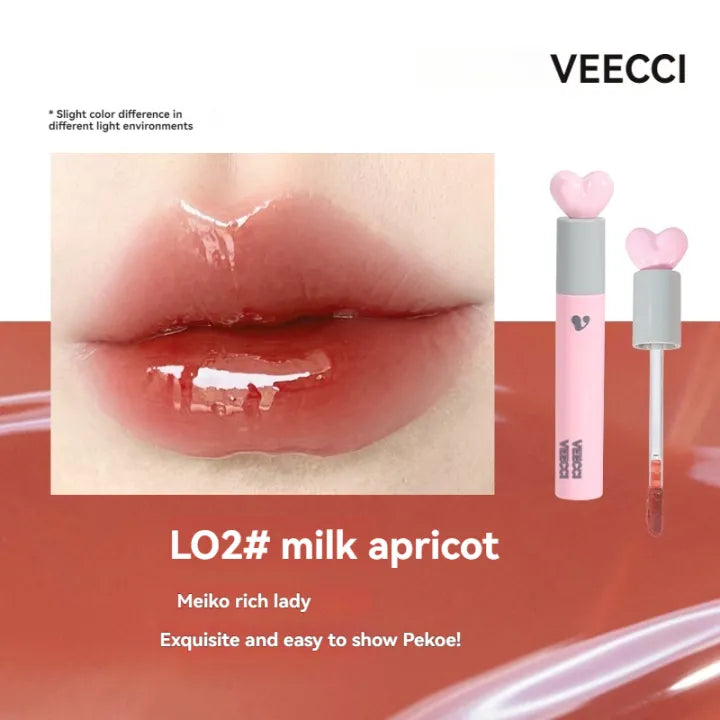 VEECCI Lipstick Moisturizing Durable Light Non Stick Waterproof (2.4g)