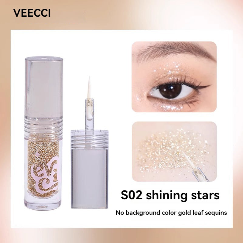 VEECCI Eyeshadow Liquid Matte Shimmer Portable Lasting Waterproof And Sweatproof Daily 2.5g