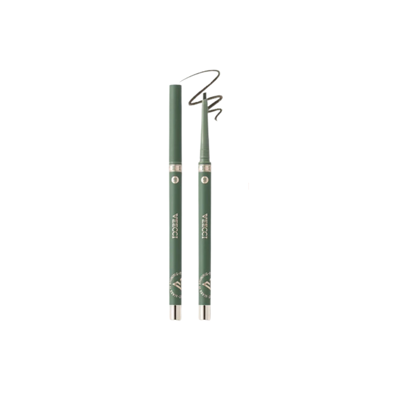 VEECCI Eyeliner Gel Pen Waterproof Sweat Resistant Durable - Brown