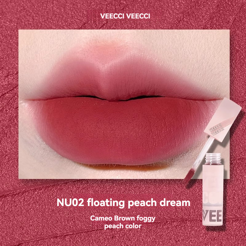 VEECCI Lip Glaze & Lip Mud Lipmatte Makeup Moisturizing Long Lasting Beauty -8 color