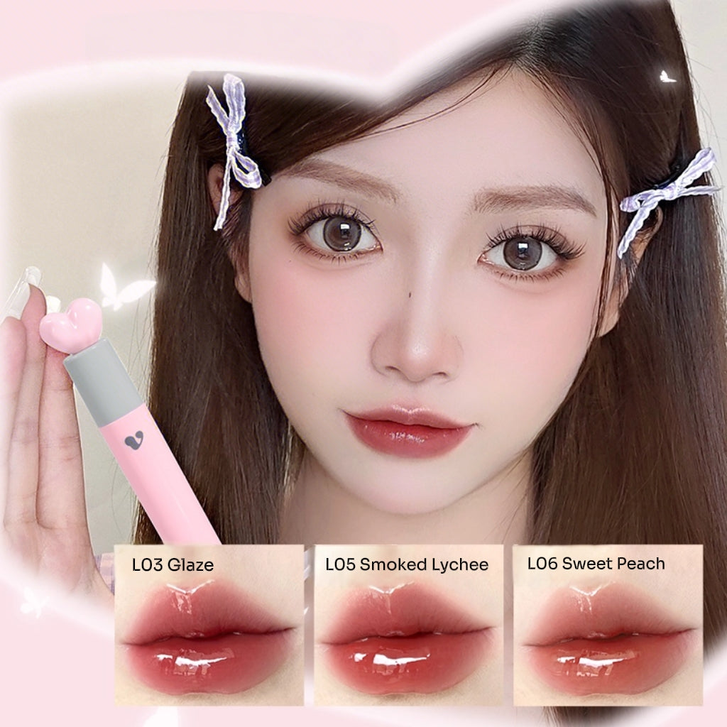 VEECCI Vantage Dream Butterfly Gift Box | Lip Glaze + Contour Palette + Powder | Butterfly Clip + Mug
