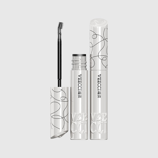 VEECCI Mascara Feather-light Dense Long-Lasting Two-way Brush Head Eyelash Extensions (4.5g)