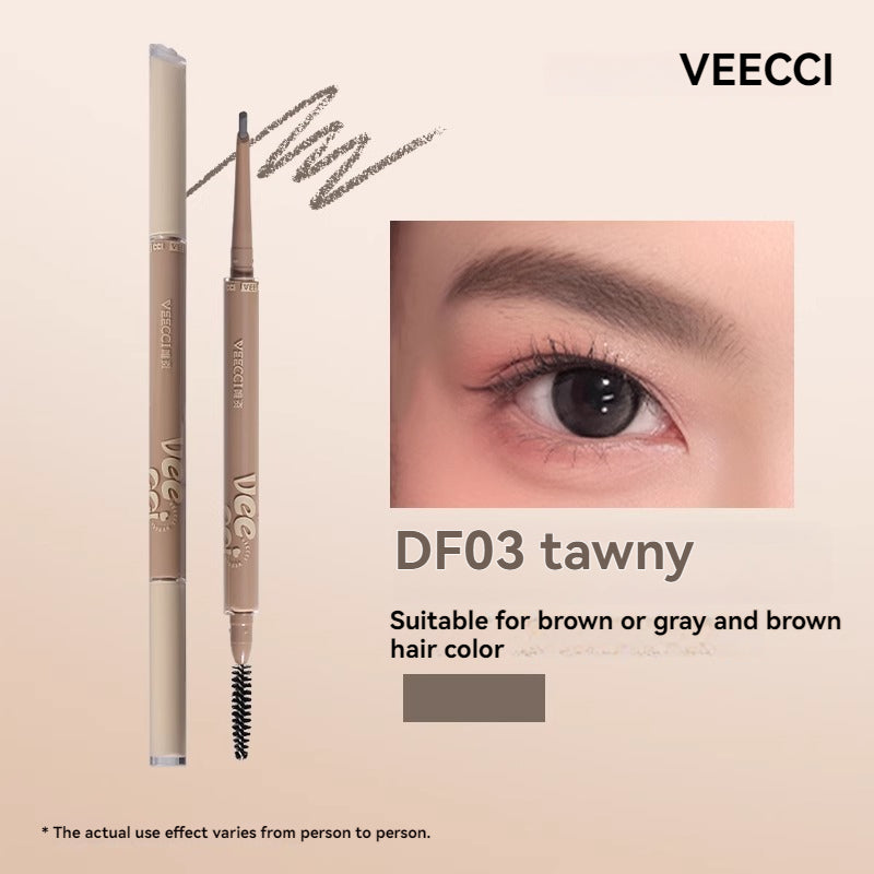 VEECCI Eyebrow Pencil Waterproof Long Lasting 24H Natural Smooth Wild Eyebrows Makeup