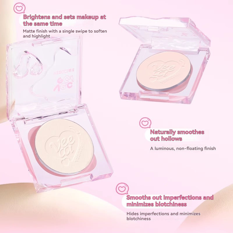 VEECCI Highlight Palette Matte Texture Fine Powder Even Skin Tone (3g)