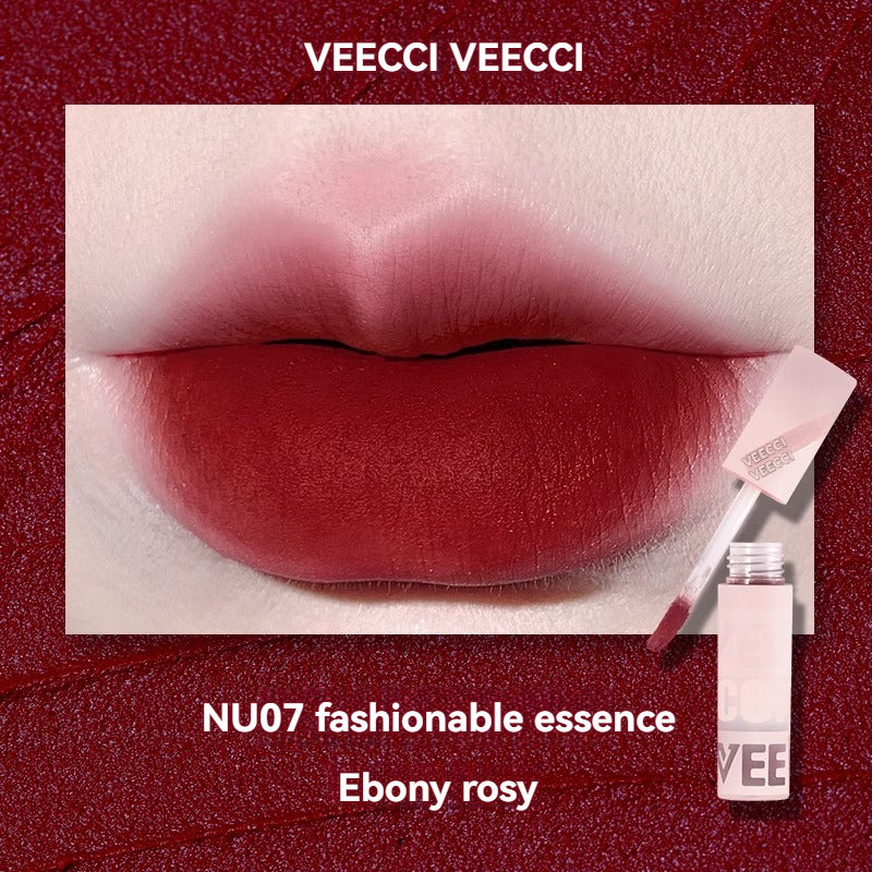 VEECCI Lip Glaze & Lip Mud Lipmatte Makeup Moisturizing Long Lasting Beauty -8 color