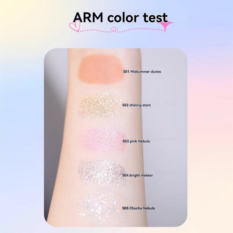 VEECCI Eyeshadow Liquid Matte Shimmer Portable Lasting Waterproof And Sweatproof Daily 2.5g