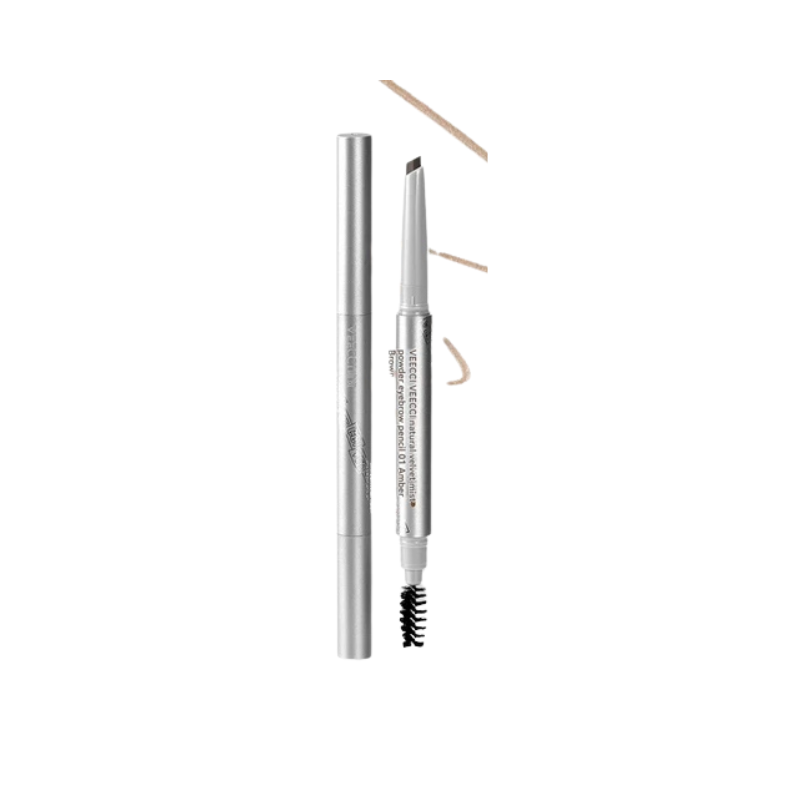 VEECCI Velvet Mist Powder Eyebrow Pencil Not Easy To Smudge Lasting Waterproof (0.22g)