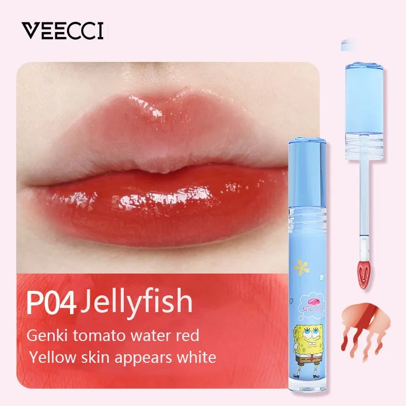 VEECCI x SpongeBob Gloss Lipmatte Long Lasting 24H Waterproof Non-fading (2g )
