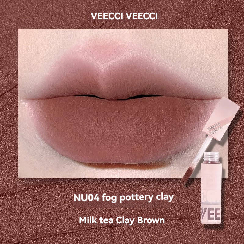 VEECCI Lip Glaze & Lip Mud Lipmatte Makeup Moisturizing Long Lasting Beauty -8 color