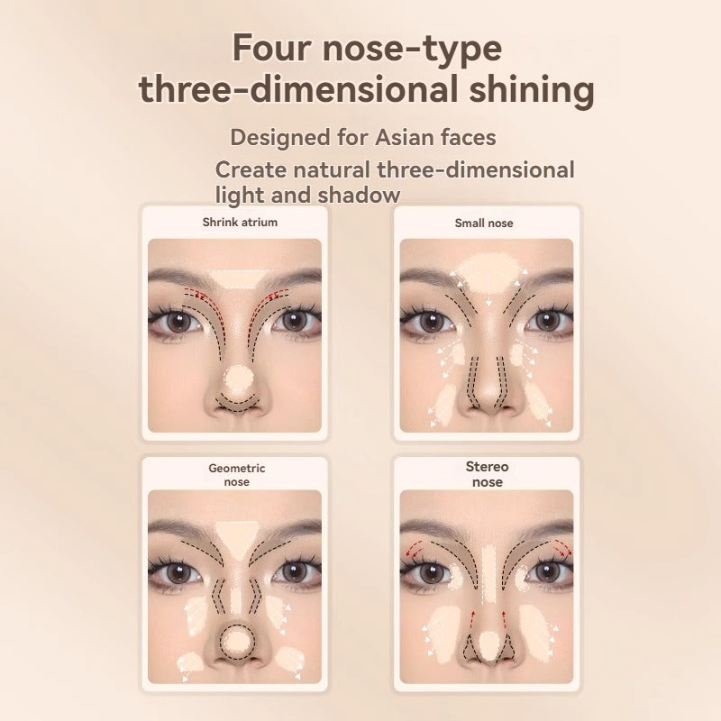 VEECCI Contour Highlight Palette Brightens Skin Tone Natural Long-lasting Waterproof Makeup 8g