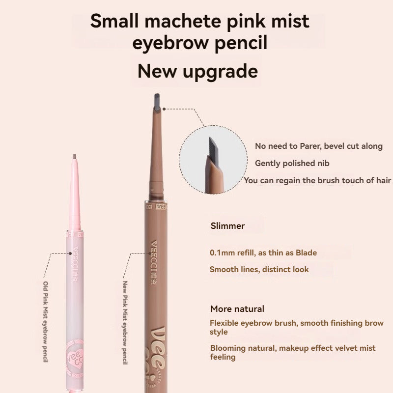VEECCI Eyebrow Pencil Waterproof Long Lasting 24H Natural Smooth Wild Eyebrows Makeup