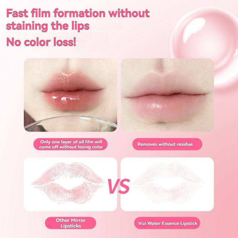 VEECCI Shuiyang essence Lipstick Pagpapakita ng labi Solid Honey Glitter Mirror Lip Glaze