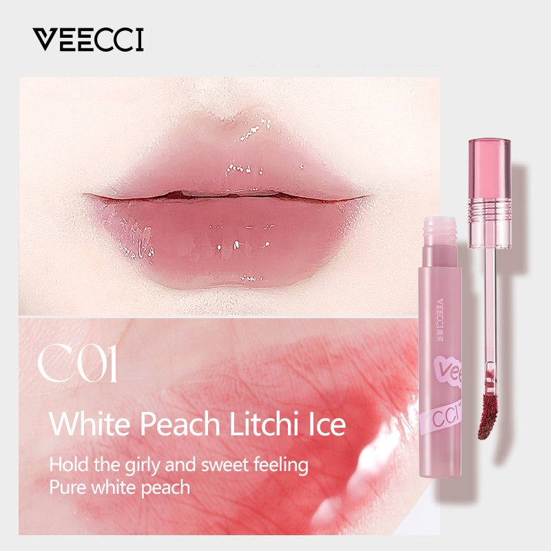 VEECCI Liquid Lip Gloss & Lipmatte Makeup Waterproof Non-stick Lip Makeup (1.7g)