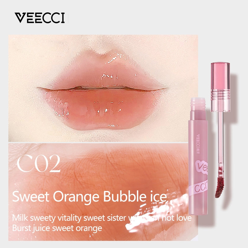 VEECCI Liquid Lip Gloss & Lipmatte Makeup Waterproof Non-stick Lip Makeup (1.7g)