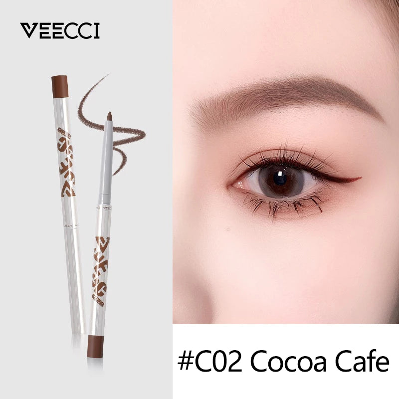 VEECCI Liquid Eyeliner Pencil Not Easy to Smudge Waterproof Eyeliner -10 Colors
