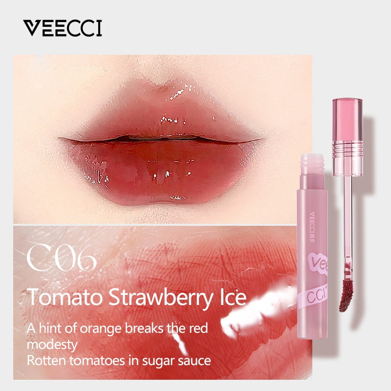 VEECCI Liquid Lip Gloss & Lipmatte Makeup Waterproof Non-stick Lip Makeup (1.7g)