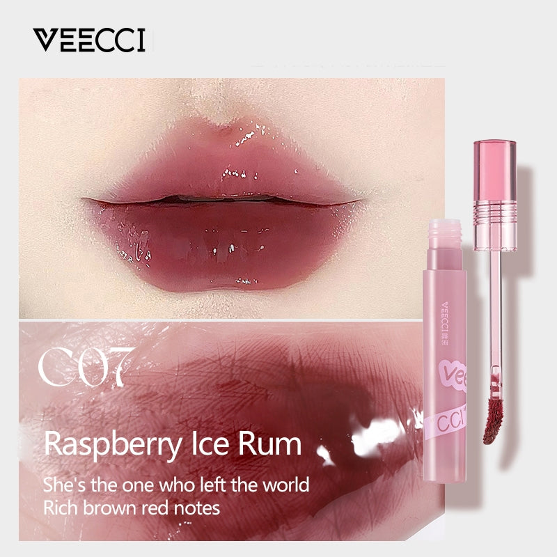 VEECCI Liquid Lip Gloss & Lipmatte Makeup Waterproof Non-stick Lip Makeup (1.7g)