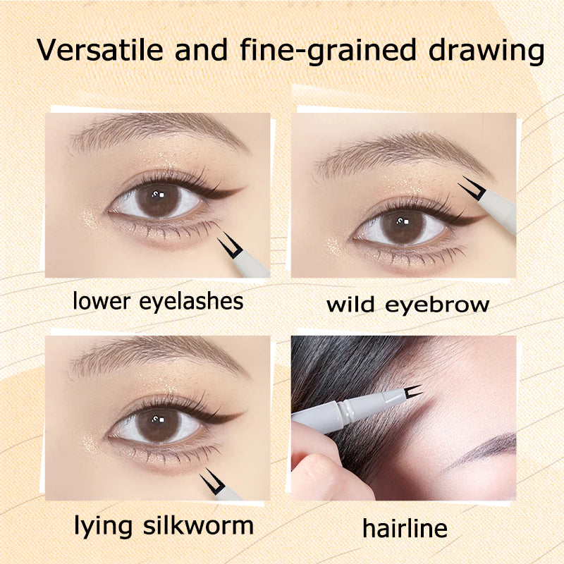 VEECCI Liquid Eyeliner Pencil 0.01mm Super Slim Double Claw Long-lasting Smudge-free 0.55ml