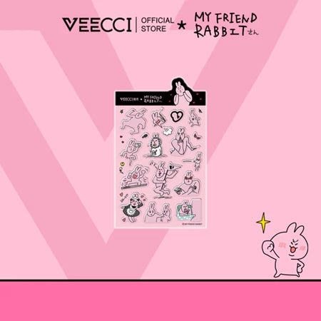 VEECCI*MY FRIEND RABBIT Headbands, mirrors, stickers, refrigerator magnets and other peripherals