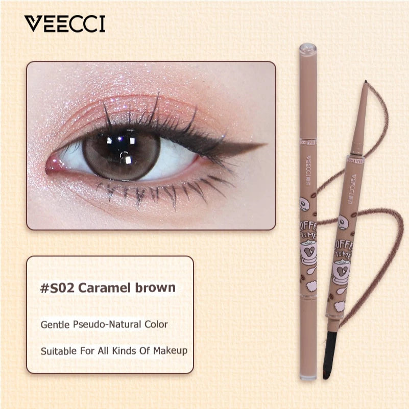 VEECCI Double Head Eyeliner Gel Pen Waterproof And Sweat Resistant