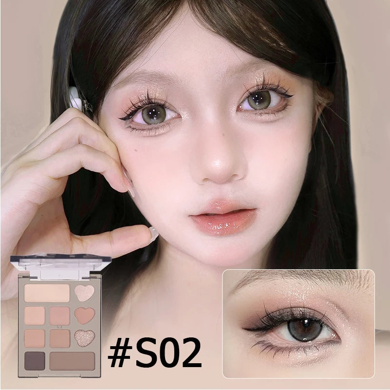 VEECCI Eye Shadow Board 10 Pink Durable Smooth (4.2g)