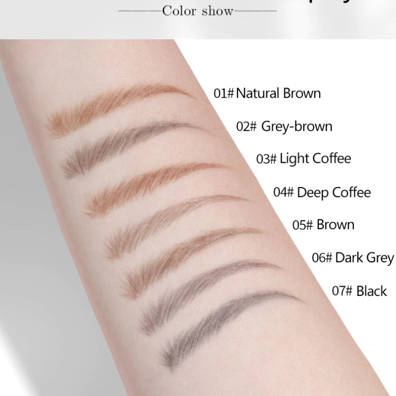 VEECCI Extremely Fine Diamond Shaped Eyebrow Pencil Waterproof Long-Lasting And Sweat Resistant