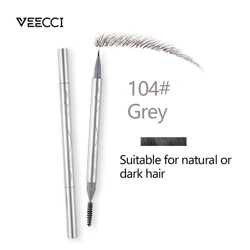 VEECCI Liquid Water Eyebrow Pencil Waterproof Sweat Resistant And Long-Lasting