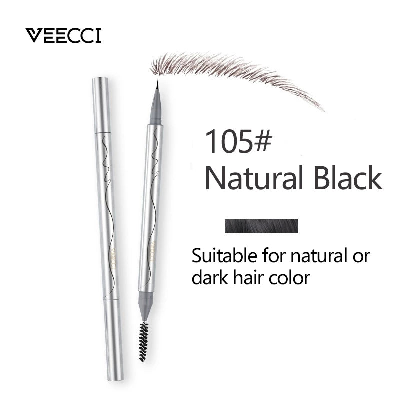 VEECCI Liquid Water Eyebrow Pencil Waterproof Sweat Resistant And Long-Lasting