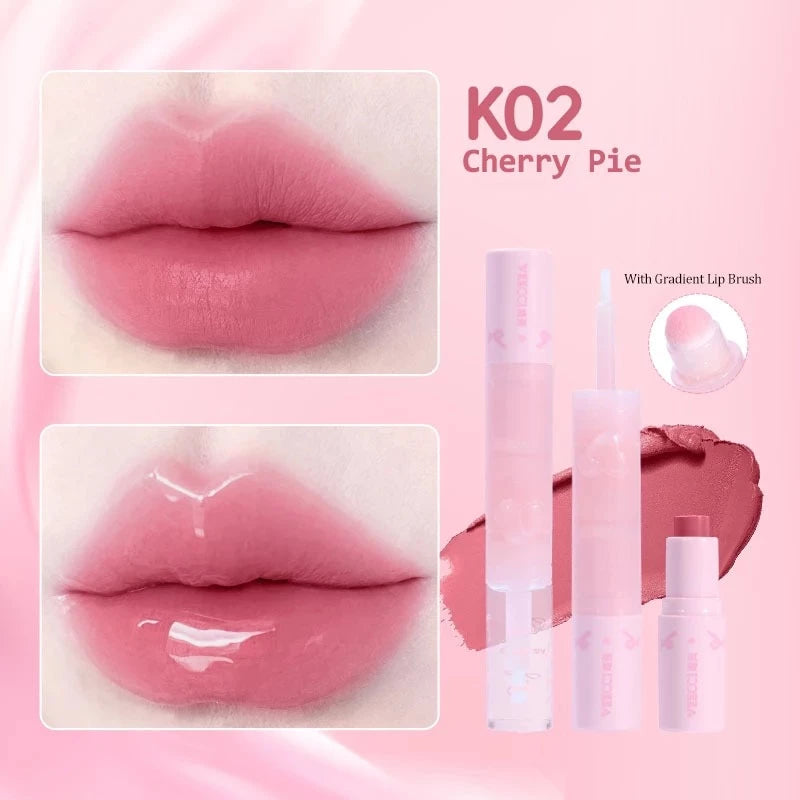 VEECCI Effect Two Tone Lipstick Moisturizing Cup