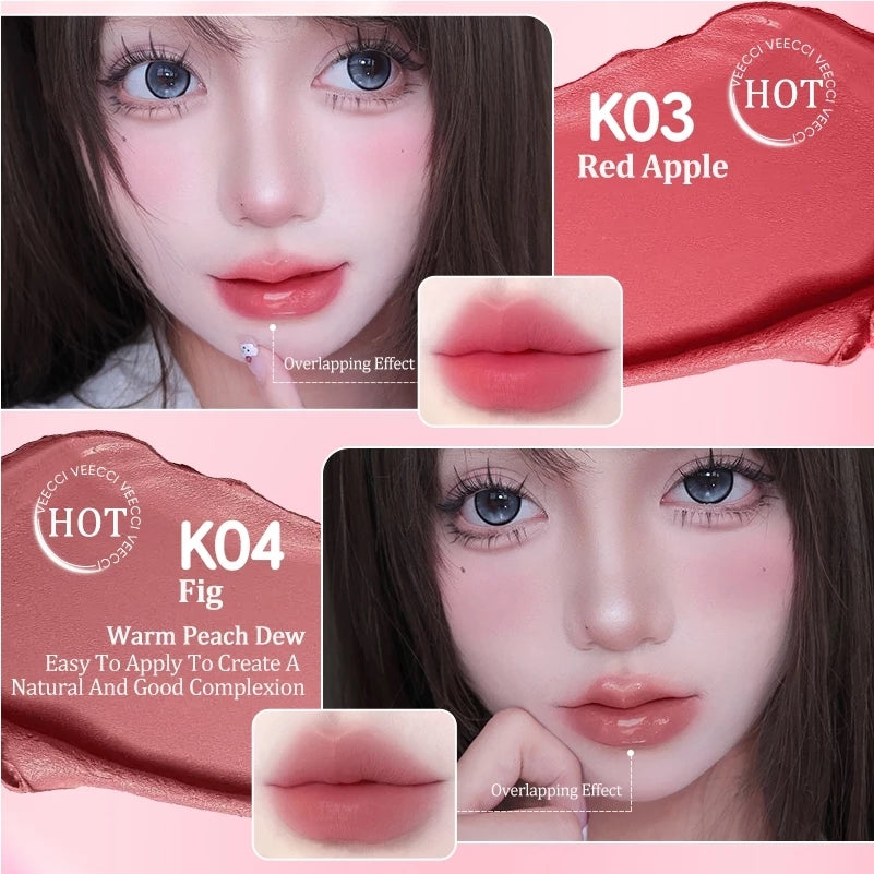 VEECCI Effect Two Tone Lipstick Moisturizing Cup