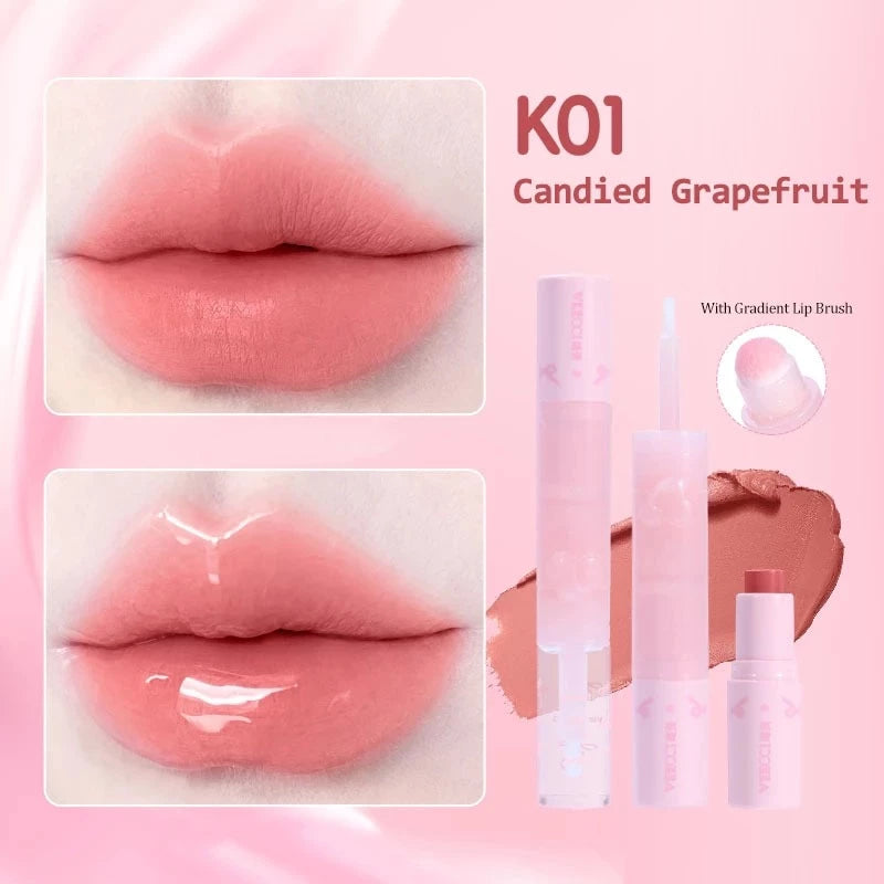 VEECCI Effect Two Tone Lipstick Moisturizing Cup