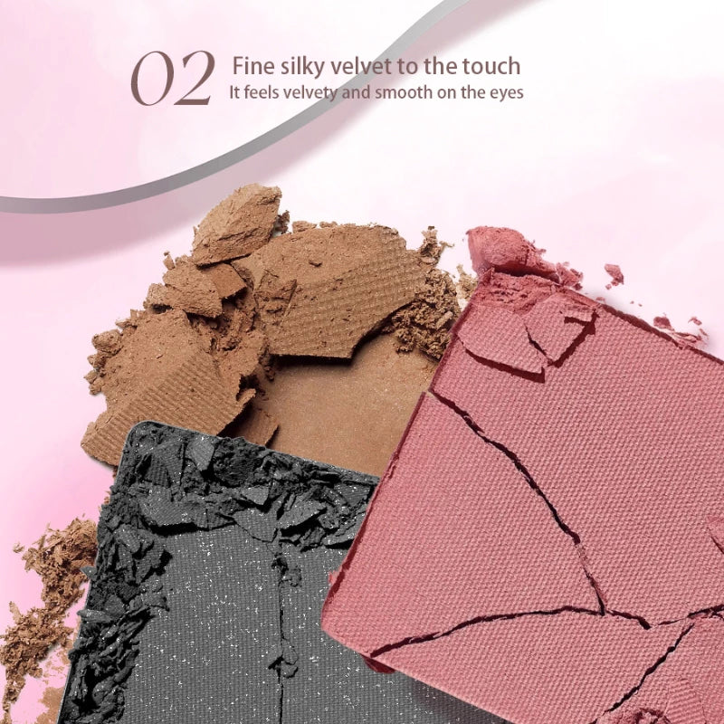 VEECCI Eye Shadow Board Pearl Sparkling Earth Suitable For Beginners - 5 Color (5.2g)