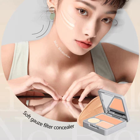 VEECCI Dark Concealer With Clear Beige, Green & Peach Shades (4.3g)