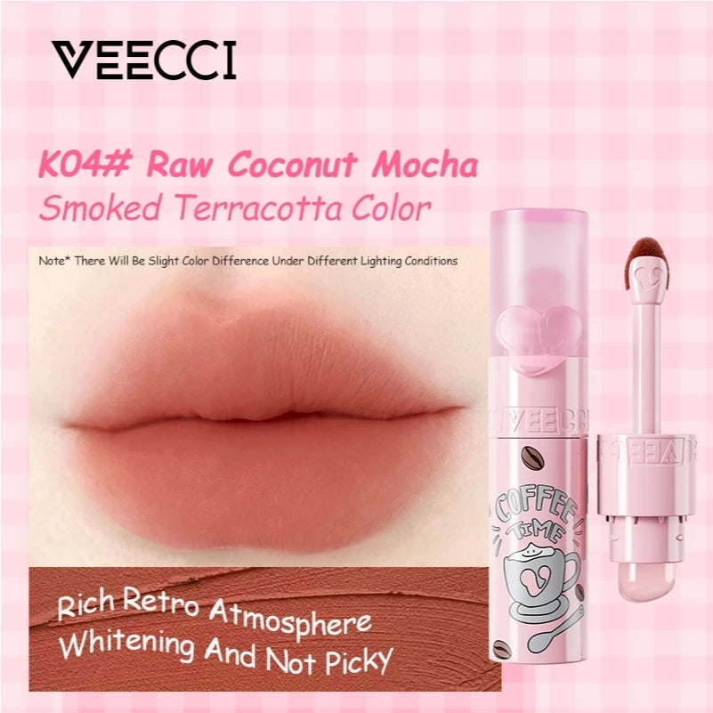 VEECCI Cloud Coffee Series Soft Mist Lip Dew 2g