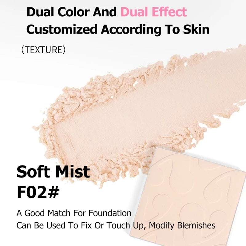 VEECCI Pressed Powder Small And Portable Oil Control Long-Lasting Makeup Concealer (3g)