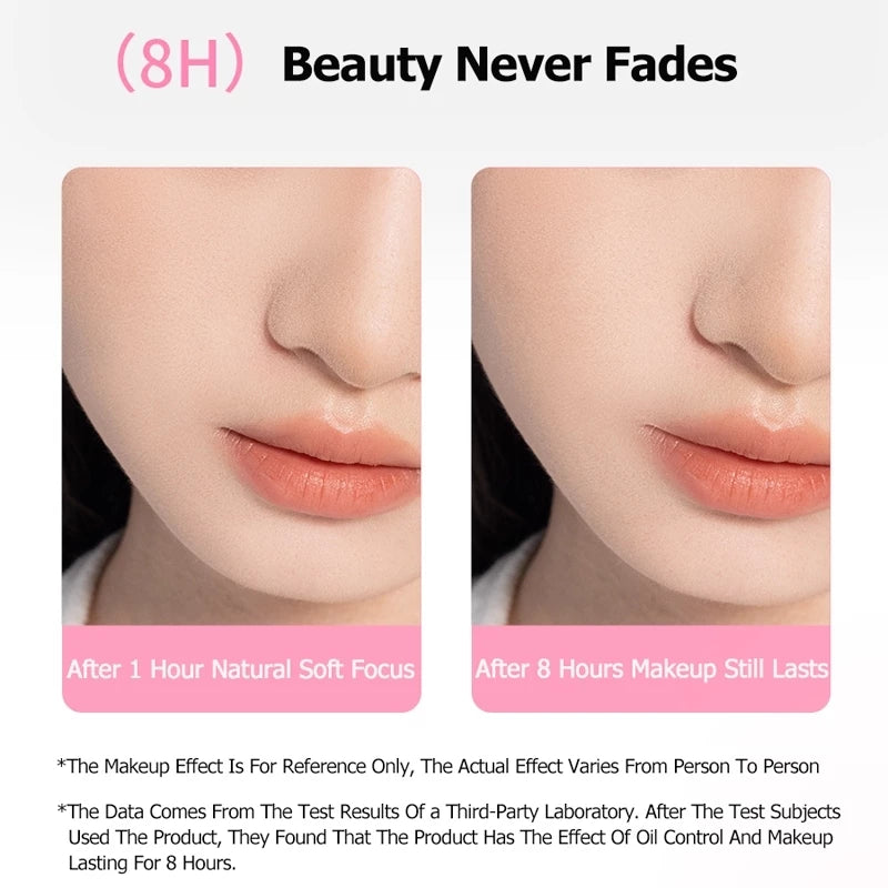 VEECCI Pressed Powder Small And Portable Oil Control Long-Lasting Makeup Concealer (3g)
